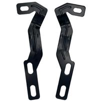 Pair Engine Hood Hinge Ditch LED Light Mounting Bracket For 16-21 Toyota Tacoma