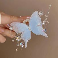 Butterfly Hair Clews Back Shark Plaukų segtukas moterims Mieli Elegantiški plaukų segtukai Plaukų aksesuarai