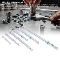 F Bar Wrench Extension Set 12 38 14 Inch Drive Socket Spanner Kit for Vehicle Maintenance gray