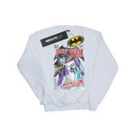 DC Comics Mens Batman Joker Playing Card Cover Sweatshirt L balta