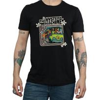 Scooby Doo Mens The Mystery Machine Cotton T-Shirt XXL juoda
