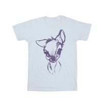 Disney Womens/Ladies Bambi Mood Cotton Boyfriend T-Shirt S balta