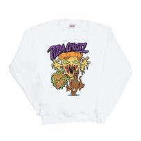 Scooby Doo Mens Pizza Ghost Sweatshirt L balta
