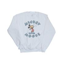 Disney Womens/Ladies Mickey Mouse Dash Sweatshirt XXL balta