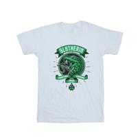 Harry Potter Mens Slytherin Toon Crest T-Shirt S balta