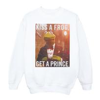 Disney Mens The Muppets Kiss A Frog Get A Prince Sweatshirt XXL balta
