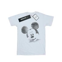 Disney Mens Mickey Mouse Text Face T-Shirt XXL