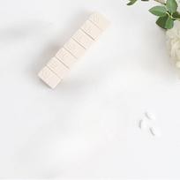 Savaitinis tablečių dozatorius Dėžutė Reguliuojama Vitaminų Laikymo Vaistų Dėžutė Konteineris P beige