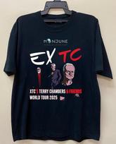 XTC BAND Terry Chambers Draugų TOUR Marškinėliai Unisex Marškinėliai L