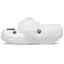 Crocs Unisex Classic Mammoth Charm klumpės Baltos Lengvas komfortas Įslystamos 207409-100 36-37 white