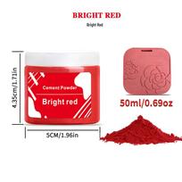 50ml Iron Oxide Pigment for DIY Cement and Gypsum Flower Pots brown