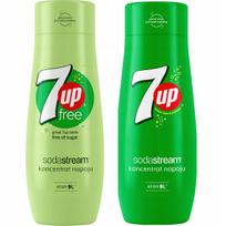 Set of 2 SodaStream 7UpFREE+7Up concentrates