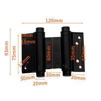 Heavy Duty Adjustable Spring Hinges – Double Action Steel For Residential Commercial Doors Home Improvement Door Hardware