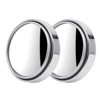 1Pair Blind Spot Mirror Versatile Wide Angle Round Vehicles Car Stick On Blind Spot Mirrors Car Supply sidabras