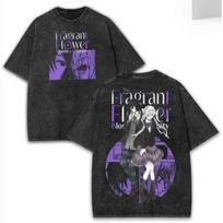 benber The Fragrant Flower Blooms with Dignity Washed T Shirt New Model Anime Lover Tshirt Oversized Year Round S