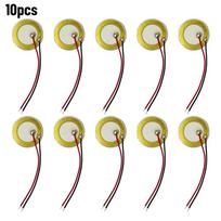 10/20pcs Copper Plate Accessories 27mm Buzzer Piezoelectric Piezo Buzzer Loudspeake Parts Ceramic Wafer Plate white