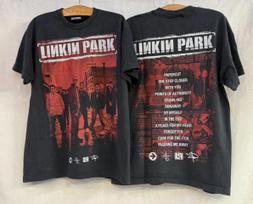 Vintažinis Linkin Park Hybrid Theory Tour 90-ųjų Grupės XL Vienos siūlės REPRINT Unisex Marškinėliai XXL brown