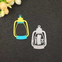 Lempos Metalo Pjovimo Trafaretai Scrapbooking Plieniniai Rankdarbių Trafaretai Pjausto Įspaudžia Popierių Šablonas Žibinto Šviesa 1pc