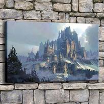 Pilnas 5D „pasidaryk pats“ deimantinis paveikslas Nuostabi pilis Deimantinė siuvinėjimas Siuvinėjimas kryželiu namų dekoras Rankų darbo 25x30cm