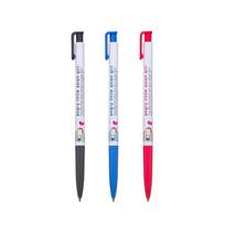 Xeno Lunatic Lunny 0.7mm Slim Ball Point Pen Dozen Box 12 Pcs, Made in Korea Assorted 3pcs
