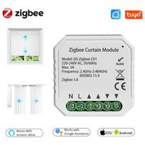 Tuya ZigBee Intelligent Curtain Module Pažangus namų „pasidaryk pats“ įrankis Buitinis namų daugiafunkcis įrankis balta