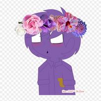 Five Nights At Freddy's 2 Floral Design Iron-on Transfers For Clothing Tshirt Bag Heat Transfer Stickers Iron On Patches yellow