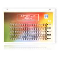 100Pcs/Box 8-12mm Mixed Natural Soft False Eyelash Extension Deluxe Lashes C Flase Eyelashes Fans