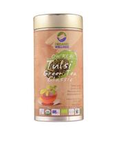 Klasikinė žalioji arbata su Tulsi (100 g), Tikra Tulsi žaliosios arbatos klasikinė, ekologiška sveikata