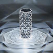 „Amill Crystal“ stalinė lempa 3/16 spalvų jutikliniai nuotoliniai deimantiniai šviestuvai kambario dekoras Atmosfera prie lovos naktinis apšvietimas stalinio projektoriaus šviestuvai -charge-RGB Remote gray