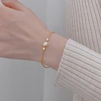 925 Sterling Silver Link Chain Star Planet Charm Apyrankė Moterų Mergaičių Vakarėliui Vestuvių madingi papuošalų priedai Sl358 auksas