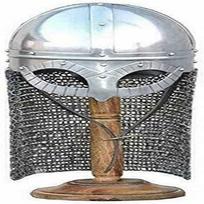 Helmet Armor Norman Helmet Halloween Spartan Steel Helmet Wearable LARP Costume white