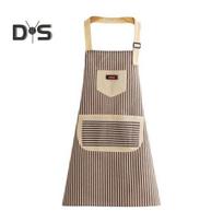 Ladies Cooking Apron Adjustable Strap Convenient Easy Cleaning Strap Apron Pinafore kava