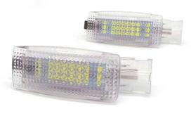 LED veidrodėlių lempos 2x 550lm, 2 vnt., suderinamos su VW, Skoda, Seat, 12V, bekele