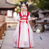 Mergaitė Hanfu senovinis kostiumas vaikams Kinų stiliaus mažos mergaitės suknelė Tang suknelė princesė sijonas tautinis kostiumas vaikams S