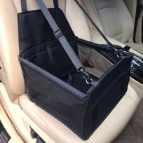 Kelioninė šuns automobilio sėdynės užvalkalas Sulankstomas hamakas Vežimėlis gyvūnams krepšys Nešiojimas katėms šunims Transportin Autostoel Hond 40x30x25cm juoda