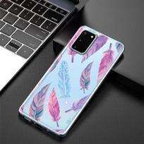 Spalvingas plunksnų dėklas, skirtas Samsung Galaxy A53 A52 A52s A33 A32 A22 A13 5g A12 A03 A12 A50 A51 A70 A71 A72 A42 A11 minkštas TPU dangtelis For Samsung A50 A30S