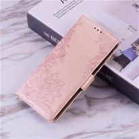 Odinis atverčiamas telefono dėklas, skirtas iPhone Xr X Xs Max 6 7 8 Plus 14 13 Pro Max 11 12 Mini Se 2020 prabangus reljefinis piniginės laikiklio dangtelis For iPhone 13 Mini rožinio aukso spalvos