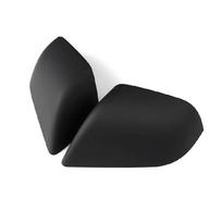 Fit For Tesla Model 3 Rearview Mirror Shell Replacement Cover Exterior Side Mirror Caps Replace matinė juoda spalva