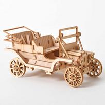 Pasidaryk pats 3D medinis dėlionės automobilis vaikams dovanų YHN beige