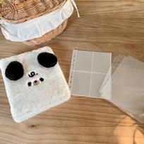 Puppy and Cat Plush Card Book Four-panel Polaroid Album Aizou Album Small Card Star Catcher Storage Book