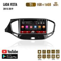 2Din 9  Android For LADA Vesta Cross Sport 2015-2019 Car Multimedia Player GPS Navigation Wifi Stereo Radio Head Unit With Frame 1+16GB gray