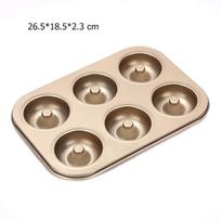 Muffin keptuvė Šokolado kepimo spurgos pyrago forma Spurgos anglies plieno forma Apvali anglies plieno puodelio gabaliukas spurgos formavimo forma