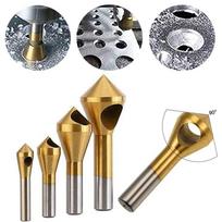 4 dalių HSS titanu dengtas nuožulnių skylių nusklembimo įrankių rinkinys 4PCS