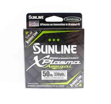 Sunline P.E Line Asegai Xplasma 330yds P.E 5 50lb Dark Green (6964) tamsiai žalia spalva