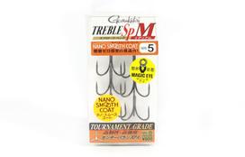 Gamakatsu 68450 Trigubas kabliukas SP M Nano danga Dydis 5 (4752) white