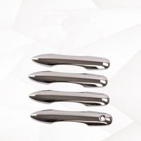 Funduoo For Toyota Yaris Cross   2022 Glossy Black Chrome Car Door Handle Cover Bowl Trim Sticker Styling 0 Keyless Entry