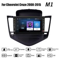 8 colių 2 Din automobilio radijas Android skirtas Chevrolet Cruze 2008-2015 su mygtuko rankenėlės galvutės bloku stereo GPS WIFI navigacijos multimedijos grotuvas 1+32GB 1+32GB black