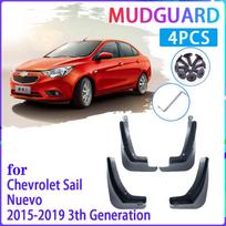 4 vnt Automobilių purvasaugiai Chevrolet Sail Nuevo 2015 2016 2017 2018 Purvasargiai Purvasaugiai Sparnai Purvasaugiai Auto red