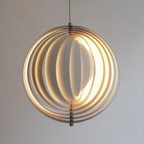 Rotating Moon Chandelier Restoranas Kavinė Miegamasis Baras Showroom Entryway Chandelier Diameter 42cm white