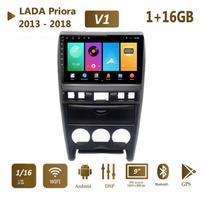 Android automobilio radijas Belaidis CarPlay Palieka daiktadėžę LADA Priora 1 2013 - 2018 Originalaus stiliaus multimedijos autoradijas GPS 1+16GB